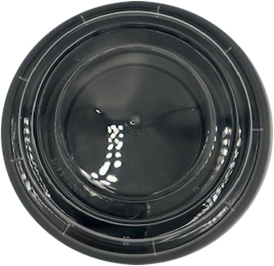 8oz Food Prep Containers with Black Base & Clear Lids - 6” Round & 1" Depth Microwavable Disposable Freezer-Safe BPA-Free Plastic Meal Storage, Combo Pack of 150 sets
