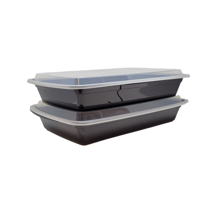 58oz Rectangle Food Containers Meal Prep Microwavable Reusable Plastic BPA Free