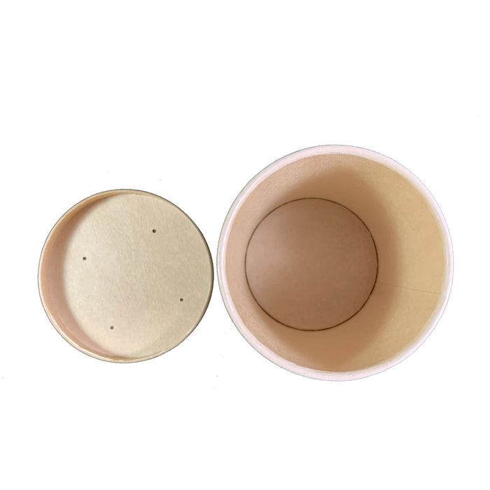 12oz Soup Containers with Lids - Disposable Soup Bowls with Lids, Ice-cream cups