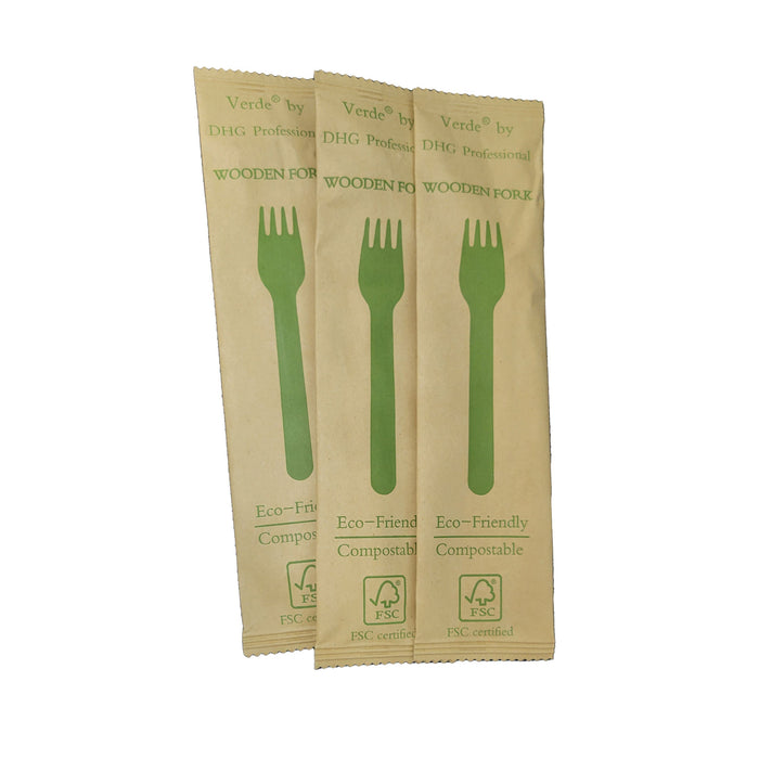 FSC certified Disposable Wooden Cutlery -Compostable Eco-Friendly 100% Wood Utensils