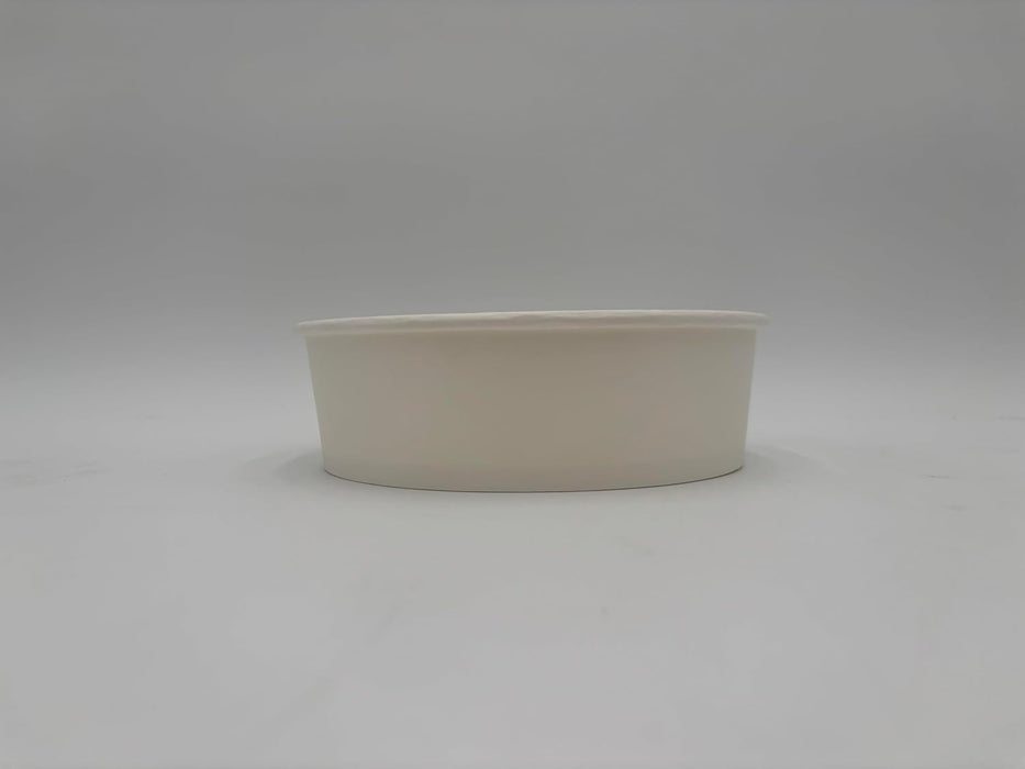 Disposable Paper Food Containers - 48 oz Round Short Shallow Bowls for Salad, Spaghetti, Meal Prep & Storage - BPA-Free, Portable Design for Home, Catering,Restaurants - 270 Bowls