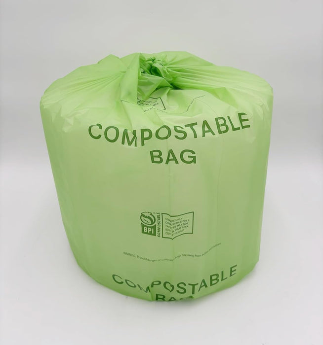 BPI Certified Compostable Trash Bags 33 Gallon Bags Compostable Trash Liners 125 Counts