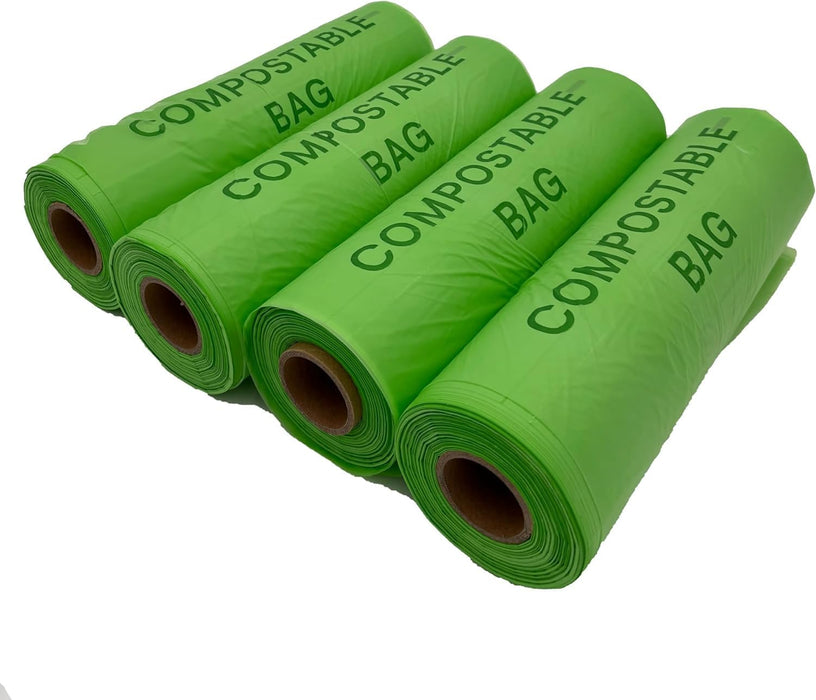 BPI Certified Compostable Trash Bags 33 Gallon Bags Compostable Trash Liners 125 Counts