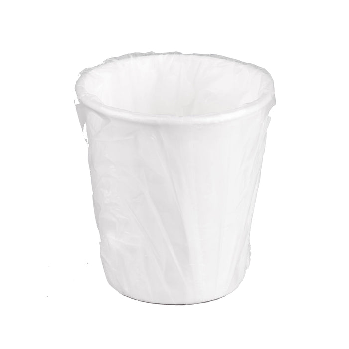 10 oz. White Individually Wrapped Paper Hot Cup - 1000/Case