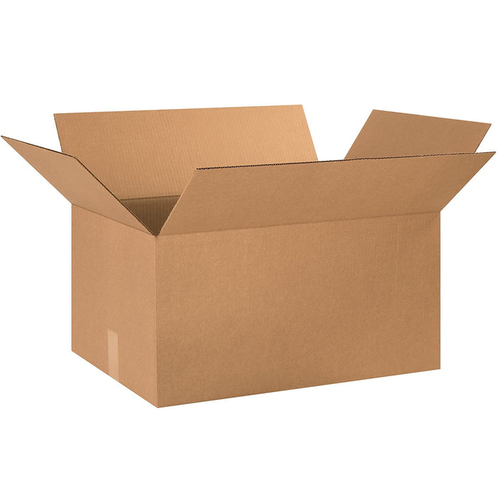 Corrugated Box, 24” L x 16” W x 12” H, Kraft, Bundle of 15