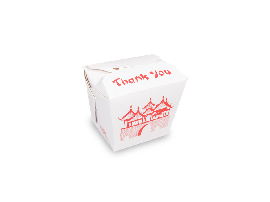 Chinese Take Out Boxes with Pagoda Design, Party Favor and Food Pail (Box of 360 counts)