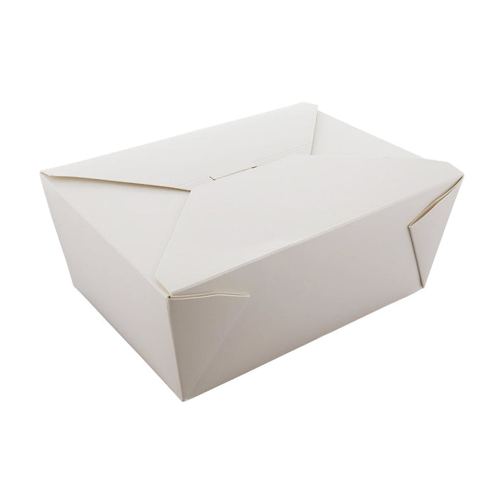 96 oz White Folded Take out Paper Box, Disposable Paper Togo Container —  DHG Professional