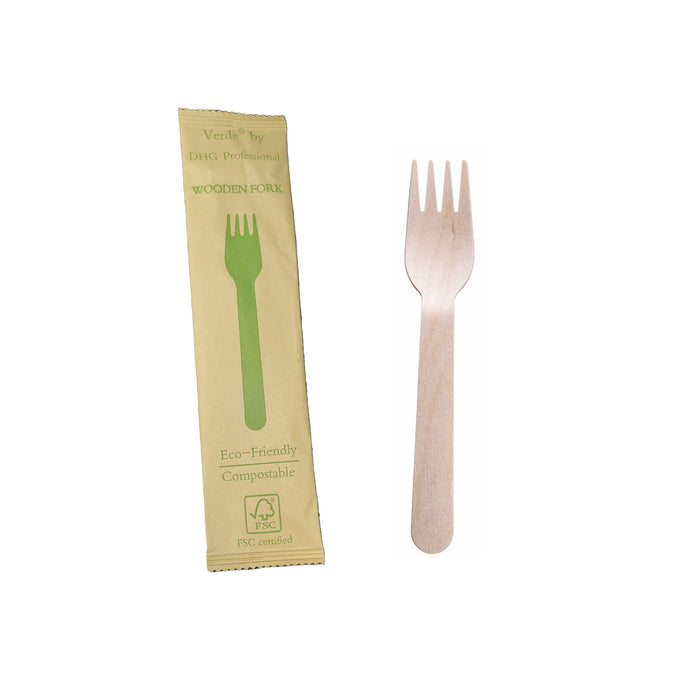 FSC certified Disposable Wooden Cutlery -Compostable Eco-Friendly 100% Wood Utensils